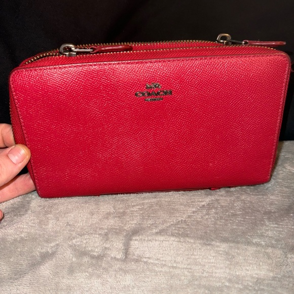 Pink Coach Double Zip Travel Organizer - Picture 8 of 8